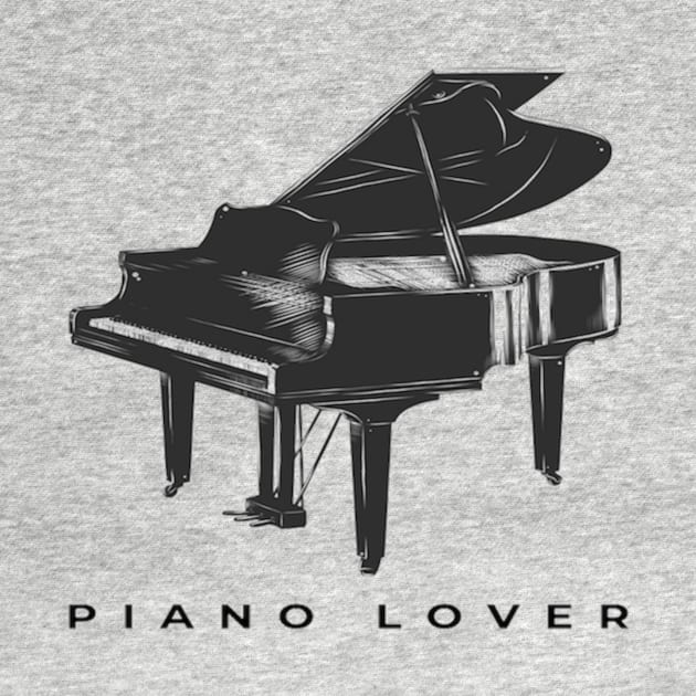 Piano Lover Grand Piano by Musician Gifts